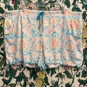 NWT Secret Treasures Tye Dye Pajama Shorts